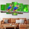 Oriental Dwarf Kingfisher Birds panels paint by numbers