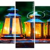 Outdoor Lanterns panels paint by numbers