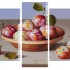 Plums Terracotta Bowl Panels paint by numbers