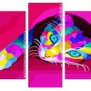 Pop Art Cat Panel paint by numbers