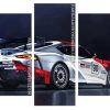 Race Car Toyota GR Supra panels paint by numbers