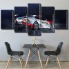 Race Car Toyota GR Supra panels paint by numbers