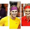 Rafael Nadal And Roger Federer panels paint by numbers