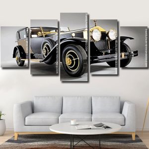 Rolls Royce Vintage Car Panel paint by numbers