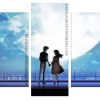 Romantic Anime Couple Panels paint by numbers