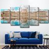 Royal Pavilion Brighton Water Reflection panels paint by numbers