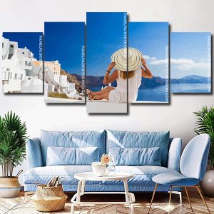 Santorini Vacation Panels paint by numbers