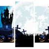 Scary Halloween panels paint by numbers