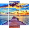 Seascape Sunset Panels paint by numbers