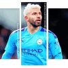 Sergio Aguero panels paint by numbers