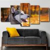 Siberian Husky Close Up panels paint by numbers