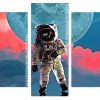 Space Astronaut Panels paint by numbers