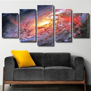 Space Nebula panels paint by numbers