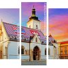 St Mark Church Zagreb panels paint by numbers