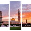 Sultan Qaboos Grand Mosque Muscat Sunset panels paint by numbers