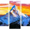 Sunset In Annapurna Mountains panels paint by numbers