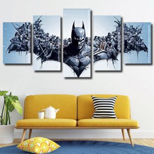 Superhero Batman panels paint by numbers