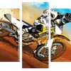 Suzuki Motocross Bike Panels paint by numbers