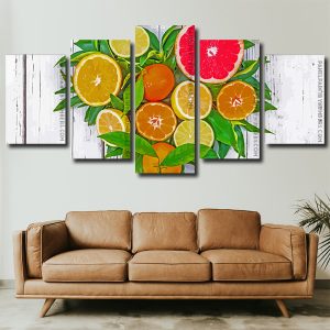 Citrus Fruit panels paint by numbers