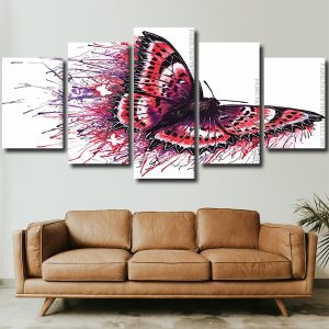 Splatter Butterfly Panels paint by numbers