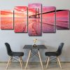 Vasco De Gama Bridge Sunset Panels paint by numbers