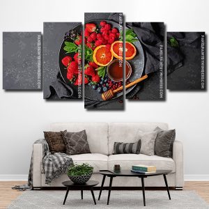 Fruit Breakfast panels paint by numbers