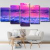 Sea Waves Sundown Panels paint by numbers