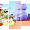 The Flintstones family Panels paint by numbers