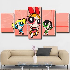 The Powerpuff Girls Panel paint by numbers