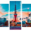 Tokyo Tower panels paint by numbers