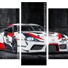 Toyota GR Supra panels paint by numbers