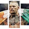 UFC Mcgregor With Irish Flag Panel paint by numbers