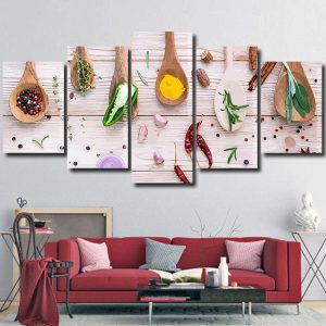 Various Herbs And Spices panels paint by numbers