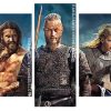 Vikings Ragnar panels paint by numbers