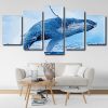 Whale Jumping panels paint by numbers