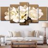 White Magnolias Bouquet Panels paint by numbers