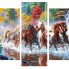 Wild Horses panels paint by numbers