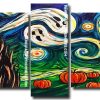 aesthetic halloween starry night Panels paint by numbers