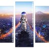 astronaut With galaxy View panels paint by numbers