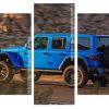 Blue Jeep panels paint by numbers