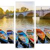 boats by richmond bridge Panels paint by numbers