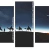 camels silhouette Panels paint by numbers