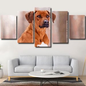 close up Rhodesian Ridgeback Panel paint by numbers