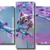 cute fantasy creature Panels paint by numbers