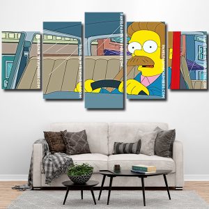 flanders simpson Panel paint by numbers