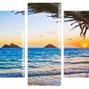 honolulu beach sunset Panels paint by numbers