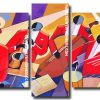 jazz cubism panels paint by numbers