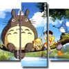 my neighbor totoro anime Panels paint by numbers