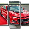 red Camaro Panels paint by numbers