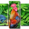 rooster bird animal Panels paint by numbers